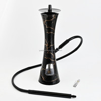 Couleurs forme unique en plastique led narguilé fantaisie shisha arabe