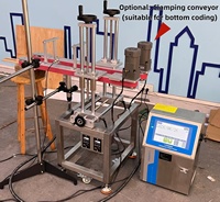 Mesin Kode Tanggal dan Batch Karakter Kecil Online dengan Printer Inkjet Kontinu (CIJ) untuk Lini Pengemasan Makanan dan Minuman