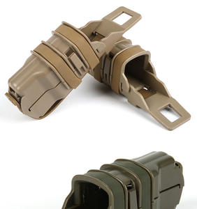 High Quality Custom 2 Pcs Double Stack <b>Holster</b> Fast Magazine Holder Tactical Waist Pouch Bag - Product Image 2