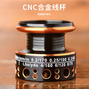 Carrete de pesca giratorio con mango de madera Mini AK150 KF150 sin holgura para pesca en hielo, roca, balsa, mar, lanzamiento de señuelos, fabricado en China - Product Image 3