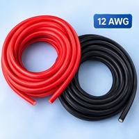 Fil de cuivre en silicone haute température 6 8 10 12 14 16 18AWG, câble isolé flexible multibrins pour la charge de batteries de voitures RC