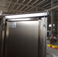 Boîte de distribution d'alimentation modèle BXDS en acier inoxydable avec surface polie et auvent anti-pluie, boîtier industriel IP55
