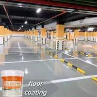 Revêtement de sol en résine époxy industrielle, auto-nivelant, apprêt antidérapant, résistant à l'usure, peinture de finition liquide en résine époxy