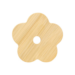 Posavasos de Bambú de 11 cm con Forma de Flor de Ciruelo, Aislantes del Calor para Uso Doméstico - Product Image 5