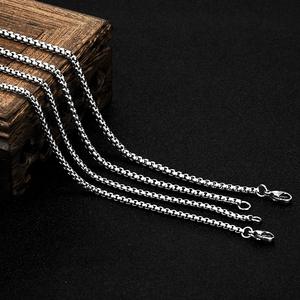 Yunnique Vente en gros Chaînes pour hommes plaquées or 18 carats, maillons bambou, 2,5 mm et 3 mm, cadeau tendance - Product Image 1