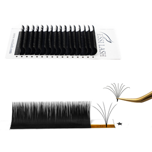 ESSILASH Extension Bán Buôn Khối Lượng Thương Hiệu Riêng <span class=keywords><strong>Eyelash</strong></span> <span class=keywords><strong>Extensions</strong></span> 0.03 Mét D Nhanh Chóng Dễ Dàng Fan Lông Mi Nhanh Chóng Bloom Lashes - Product Image 4