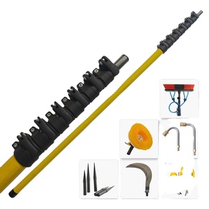 Customized 10ft - 70ft Carbon Fiber Tube Manufacturer 100% Carbon Fiber Telescopic Areca Nut Harvesting <b>Pole</b> - Product Image 1