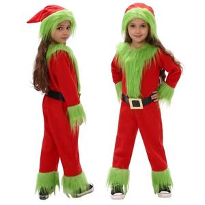 Disfraz de Cosplay de niñas <span class=keywords><strong>duende</strong></span> <span class=keywords><strong>verde</strong></span> de Navidad, tamaño infantil, película de TV, atuendo de actuación de Halloween, personaje festivo - Product Image 4