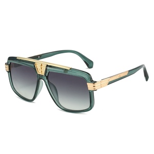 European American Men's Customized Sunglasses Fashionable UV400 Lenses New Metal Accessories - Product Image 6