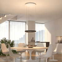 Lampe suspendue LED minimaliste moderne, à intensité variable, 2700-6400K, pour salon, salle à manger, chambre à coucher, îlot de cuisine, plafonnier