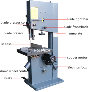 Holztech เครื่องเลื่อย MJ345E อัตโนมัติ, เครื่องเลื่อยสายพานแนวตั้งสำหรับไม้ - Product Image 5