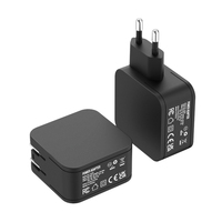 Cargador Superrápido PD de 100 W GaN, Tamaño Mini, Tipo C, Enchufe EU, US, UK, AU, Cargador de Pared con Puerto Único, Adaptador para Apple iPhone, iPad, Android