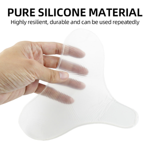 Riutilizzabili imbottiture antirughe in Silicone morbido impermeabile per mascherina e imbottiture riutilizzabili per il petto per dormire - Product Image 5
