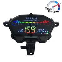 Untuk Honda Click 125 V2/v3 Click150 Versi LED Warna-warni Speedometer Digital Lengkap Tachometer Digital LED