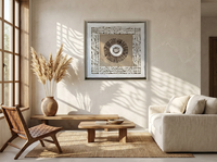 Art mural en boîte à ombre fait main avec cadre, peintures murales 3D et tableaux décoratifs pour salon moderne