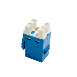 RJ45 Cat6 UTP konektor jaringan kabel Ethernet Jack