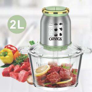 Hachoir Électrique Multifonctionnel 2L avec Bol en Verre pour Viande, Hachoir de Cuisine Domestique pour Viande Broyée - Product Image 3