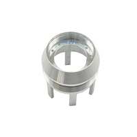 Boîtier de tube optique en aluminium usiné sur commande par CNC, composant usiné avec précision, anodisé noir, OEM ODM