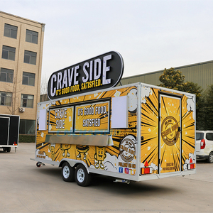 Chammp Remolque de Comida, Carro de Comida Callejera, Camioneta de Pizza Móvil Personalizada, Remolque <span class=keywords><strong>con</strong></span> Parrilla para Venta en EE. UU. Totalmente Equipado - Product Image 6