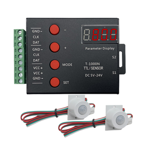 10A DC 5-24V Smart LED scala magica Controller colore 800 Pixel SPI segnale Dimmer con sensore di movimento umano PIR On/Off - Product Image 1
