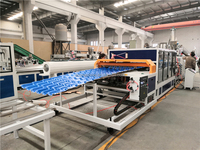 Resistente a los rayos UV de plástico de PVC línea de producción de Tejas