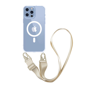 Nouvelles coques de téléphone de luxe avec <span class=keywords><strong>cordon</strong></span> bandoulière pour 11 12 13 <span class=keywords><strong>14</strong></span> 15 <span class=keywords><strong>Pro</strong></span> <span class=keywords><strong>Max</strong></span>, lanière magnétique, étanche, antichoc, sport - Product Image 4