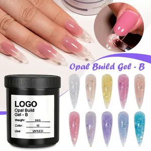 Westink Beauty 1kg Opal Builder Nail Gel-B Bulk Fasting Extending Gel For Nails