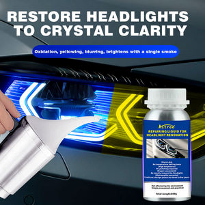 ASTREE Polisseur <span class=keywords><strong>de</strong></span> phares, Rénovateur <span class=keywords><strong>de</strong></span> phares <span class=keywords><strong>de</strong></span> voiture, Polissage chimique liquide polymère, <span class=keywords><strong>Kit</strong></span> <span class=keywords><strong>de</strong></span> restauration <span class=keywords><strong>de</strong></span> phares <span class=keywords><strong>de</strong></span> voiture 800G - Product Image 2