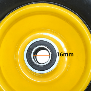 10 Inch PU Foam Polyurethane Solid Pneumatic Tires <strong>Air</strong> Less Tires <strong>Wheels</strong> for Wheelbarrow Garden Carts <strong>Dolly</strong> - Product Image 3