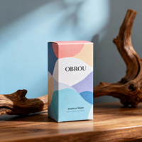 Boîte d'emballage pour flacon d'huile essentielle de 10 ml à 100 ml, boîte cosmétique personnalisée, petite boîte colorée, boîte en papier kraft avec logo personnalisé