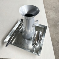 Abrahms Cone and Accessories Stainless Steel Slump Cone Mold 1-Year Warranty Concrete Testing Equipment