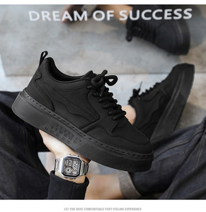Chaussures de marche décontractées polyvalentes pour hommes, version coréenne, avec doublure en maille, toutes saisons, isolantes et tendance - Product Image 6