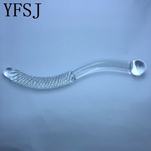 Transparenter großer Glas dildo Riesige Kristall Anal Perlen Sexspielzeug für Frauen Big <span class=keywords><strong>Glass</strong></span> Penis Penis Plug für sexuelles Vergnügen - Product Image 2