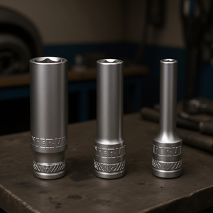 Juego de llaves de vaso hexagonales largas Fervi de 6 mm, 8 mm y 10 mm para reparación automotriz - Product Image 3