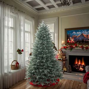 Sapin de Noël et de Nouvel An artificiel, entièrement en PE, écologique, haute simulation, pour intérieur et extérieur, décoration de luxe pour la maison et les fêtes - Product Image 6