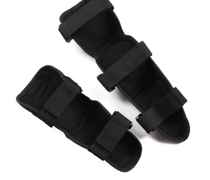 Nouvel ensemble <span class=keywords><strong>de</strong></span> quatre protections rigides pour les coudes et les genoux, pour vélo, <span class=keywords><strong>moto</strong></span>, skate, ski, <span class=keywords><strong>protection</strong></span> souple et compressible - Product Image 4