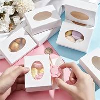 Emballage de savon sur mesure, boîte à chocolat avec fenêtre transparente ronde, emballage alimentaire, boîte cadeau en papier