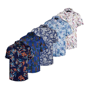 Fabbrica diretta Odm popolare eco-friendly personalizzato Rayon floreale hawaiane ultime camicie modello uomo - Product Image 1