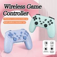 Control Inalámbrico para Switch 2 y PC con Volante, Botón Turbo y Motor de Vibración