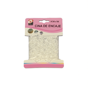 Cinta de Encaje Hecha a Mano de 1M de Largo con Lazo de 3.5cm para Manualidades - Product Image 2