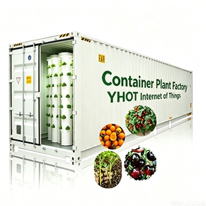 Tour de culture aéroponique et hydroponique personnalisée de 20 pieds, système de culture de légumes, système de contrôle intelligent IoT, technologie IoT intégrée - Product Image 1
