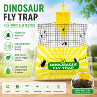 Piège à mouches suspendu jetable, sac attrape-mouches en PP imperméable, attrape les mouches et les abeilles, utilisation multi-scènes en extérieur, personnalisation prise en charge