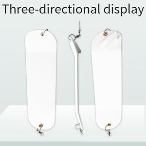 Custom Crushed Glow Tape Uv Glow Trolling <span class=keywords><strong>Fly</strong></span> Chrome Intermitentes de salmón con Kickers - Product Image 5