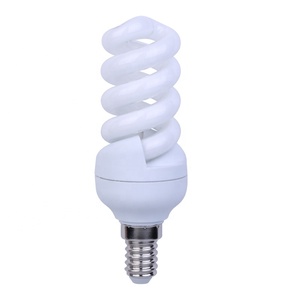 Bombilla CFL tricolor de buena calidad, 9W 11W, casquillo E14, espiral, 6500k, de bajo consumo. - Product Image 1