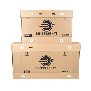 Emballage de colis pour vélo en <span class=keywords><strong>carton</strong></span> ondulé brun kraft personnalisé avec logo imprimé, grande taille, recyclable - Product Image 3