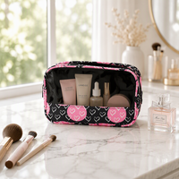 Sacs de beauté pour soins de la peau, impression personnalisée OEM, organiseur de maquillage et de soins corporels, kit spa, trousse de rangement cosmétique, étui à lotion, sac de toilette, sac cadeau pour le bain