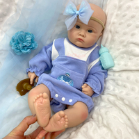 Poupée Reborn en Silicone Souple Corps Entier Familia, Fille Réaliste aux Yeux Ouverts, Figurine de Collection pour Création Artistique DIY