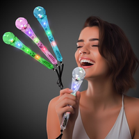 Boîte lumineuse LED personnalisée DY en forme de microphone, activée par la voix, pour concerts, Pâques, Noël, Ramadan