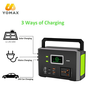 Wholesale 200W Universal Camping Emergency Power Supply Portable Station <b>Solar</b> <b>Generator</b> Bank for Outdoor K200 Lithium Ion Batte - Product Image 2