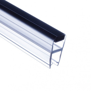 Frameless Shower Glass Door Sweep Seal Strip Extruded <strong>Rubber</strong> <strong>Plastic</strong> with Cutting Processing Service - Product Image 5